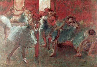 Dancers at Rehearsal by Edgar Degas